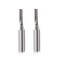 CNC Router Bits 1/2 inch Shank 3 Flutes TCT Straight Router Bit Straight Flute End Mill Cutters Woodworking CNC Trimming Slot Bits Milling Cutter for Wood (12.7*6*25, 2)