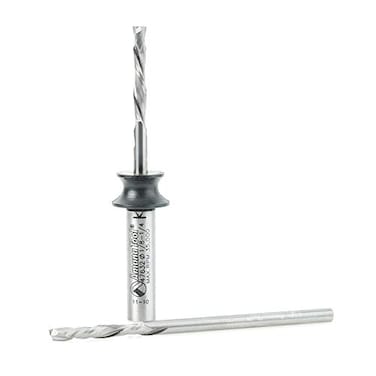 Amana Tool - 46184 Solid Carbide Compression 3-Pc. Set Including Two 46180 Compression Bit