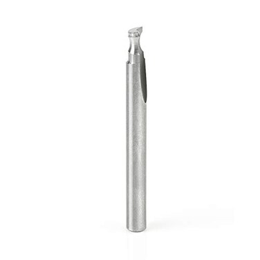 Amana Tool - 46452 Solid Carbide 'O' Flute Plastic Edge Rounding 1/4 Dia x 3/16 Radius x 3