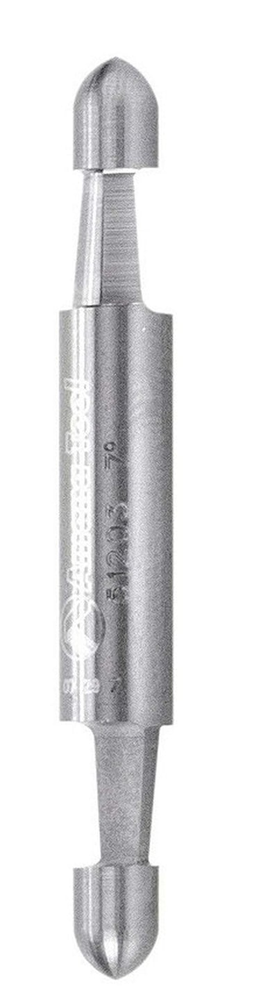 Amana Tool - 51203 Solid Carbide Panel Pilot Bevel Trim 7&Acirc;&deg; x 1/4 Dia x 1/4 Inc