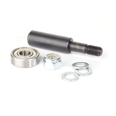 Amana Tool - 47605 Router Arbor with Hex Nut, Washers &amp; Ball Bearing 5/16-24 Nf Dia x 1
