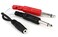 Hosa YMP-434 3.5 mm TRSF to Dual 1/4" TS Stereo Breakout Cable