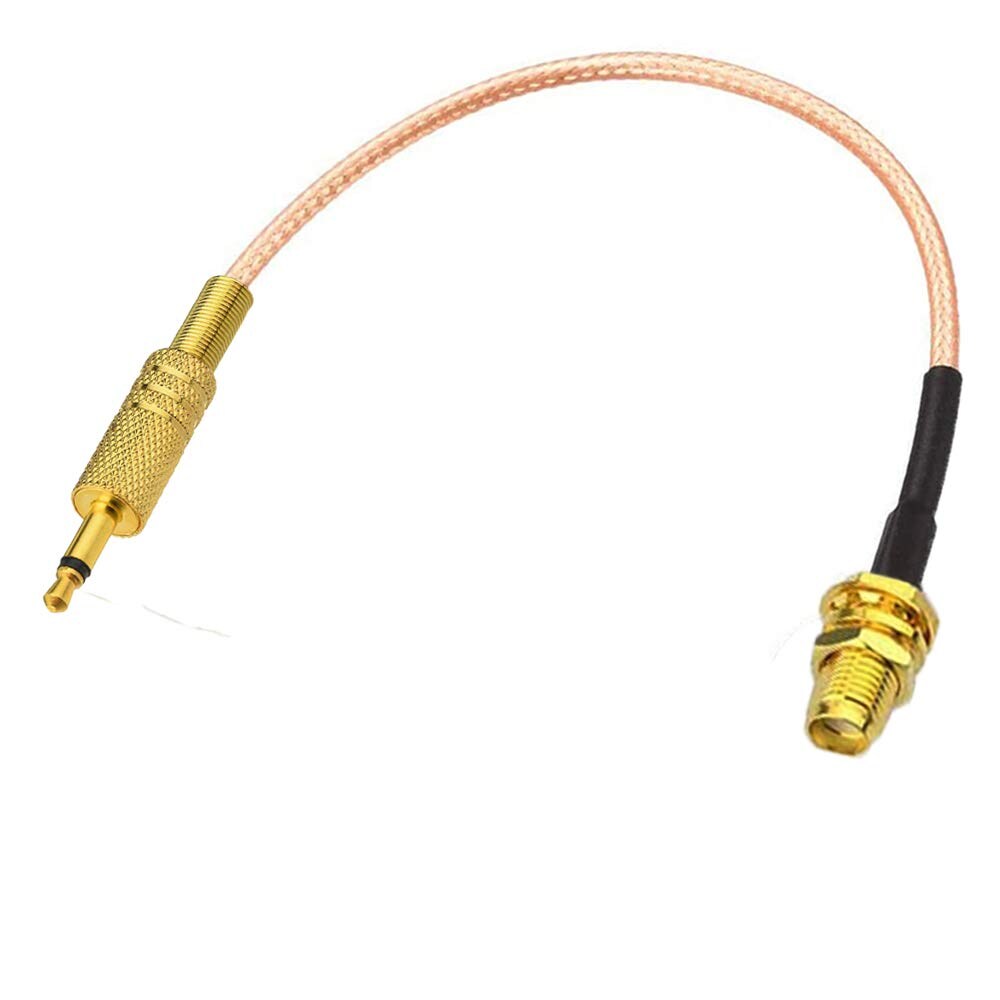 ريديوتو Redyutou Sma Female To 3 Mono Ts Plug Adapter Antenna Extension Cable smato3.5mm 12 inch