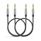 MaGeek 3.5mm Audio Aux Cord, Male to Male Auxiliary Audio Cable Compatible with Beats Headphones, iPhone, iPod, iPad, Car Audio, or Any Audio Device with 3.5mm Aux Port (Black) (2-Pack_3.3ft)