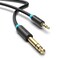 VENTION 3.5mm to 6.35mm Cable, 6.35mm 1/4" to 3.5mm 1/8" Adapter Male to Male TRS Stereo Audio Aux Jack Cable Gold Plated Compatible with Laptop, Smartphones, Home Theater Devices (6FT/2M)