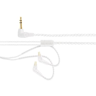 CTM Standard Clear Cable, HiFi Audio 2 Pin Connector Standard 50' Inch Clear Cable, HiFi Audio 2 Pin Connector