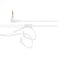 CTM Standard Clear Cable, HiFi Audio 2 Pin Connector Standard 50' Inch Clear Cable, HiFi Audio 2 Pin Connector