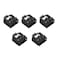 RuiLing 5pcs 3.5mm Stereo Audio Socket 5 Pin PCB Mount Female Earphone Jack Socket Connector PJ-307
