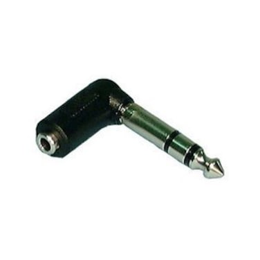 Philmore / LKG Industries, Inc. 3.5mm Stereo Jack to 1/4" Plug Right Angle Adapter, 559RA