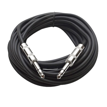 Seismic Audio Speakers TRS &Acirc;&frac14;&acirc;&euro; Patch Cable, 25 Foot Balanced Cord, Black