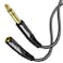 6.35mm to 3.5mm Headphones Adapter cable 1 ft,Yeung Qee TRS 1/4" Male to 1/8" Female Stereo Audio Cable Compatible for Amplifiers, Guitar Amp, Piano, Home Theater Devices, or Mixing Console (1FT/0.3M)