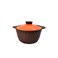 Pamire Silicone Microwave Egg Steaming Pot Steamer Egg Cooker Orange