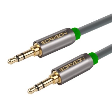 3.5mm Aux Cable 50 Feet (15 Meters) 3.5mm Male to Male Stereo Audio Cable 50ft (15M) for Car, Stereo, iPhone, Smartphone or any Audio Device ED84156 (2 Pack)