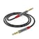 ANYPLUS 3.5mm Male to Male Audio Cable, 0.5M-(1pcs) Fish Wire Braided 1/8 TRS Aux Cable Compatible with Headphone Jack, Auxiliary Cord for iPhone, Home/Car Stereo, Speaker, Echo.