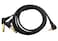 Qaoquda 3.5mm to 6.35mm Splitter Audio Cable, 90 Degree 1/8 TRS Stereo Male to Dual 1/4 Mono TS Male Right Angle Y Audio Cable (1.8M/6 Feet)
