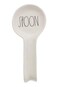 RARE Rae Dunn by Magenta SPOON in large letters Spoon Rest 10.5 inch with SPOON facing correct direction.