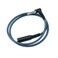 KetDirect 20cm(0.6ft) Right angle 4 pole 3.5mm 1/8 inch male to 4 pole 3.5mm 1/8 inch Female Stereo Audio headphone earphone Extension Cable adapter Cord Tangle-Free Braided wire