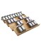 Angimio Bamboo Spice Rack Drawer Organizer - 8 Pieces Set- 8" Wide Per Piece - Combine Pieces Into 16" Wide Rack (8" or 16")