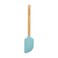 KitchenAid Universal Bamboo Handle Scraper Spatula, 11-Inch, Aqua