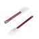 High Heat Resistant Silicone Scraper Spoon Commercial Spatula for Cooking, Rubber Spatula Set of 2 (9.5'')