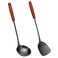 FJNATINH Spatula &amp; Ladle Wok Tool Set, 14.2-15 inches Wok Utensils, Stainless Steel Wok Spatula