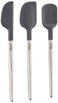 All-Clad Specialty Silicone Kitchen Gadgets 3 Piece Set, Spatulas Kitchen Tools, Kitchen Hacks Silver, Stainless Steel and Black