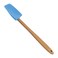 R&amp;M International Mini Silicone Spoon/Spatula, 7.75", Blue
