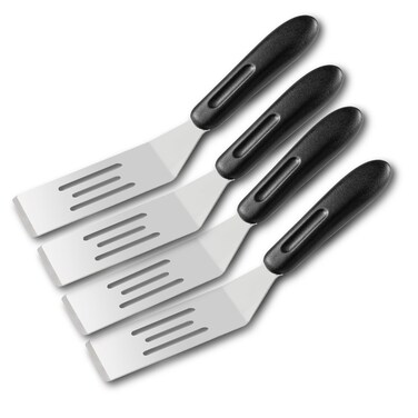Mini Stainless Steel Spatula, Cutter And Serving Turner For Flipping Or Cooking For Brownies, Tiramisu, Cakes, Lasagna And More (4 pieces)