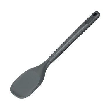 Zyliss E980220 Spoontula Large, Sustainable Wheatstraw/Silicone, Cooking Spoon/Spatula, Heat Resistant Silicone Head, Beluga Grey, 12.2" X 2.4", Dishwasher Safe, 5 Year Guarantee