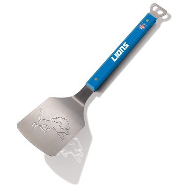 YouTheFan NFL Detroit Lions Spirit Series Sportula Stainless Steel Grilling Spatula, 18 1/2" x 4