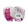 Wilson 2024 A440&acirc;&bdquo;&cent; Flash&acirc;&bdquo;&cent; 11&acirc;&euro; Youth Infield Fastpitch Softball Glove - Right Hand Throw, White/Pink/Tie Dye