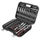 INTERTOOL Metric Socket Set, 1/4-inch &amp; 1/2-inch Drive, 94-Piece, Quick Release Ratchets, Extensions, Adapters, Bits, Screwdriver, Metal Latch Hard Case, Tool Gift, ET08-8094
