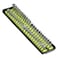 Ernst Manufacturing 19-Inch Socket Boss, Premium 2-Rail, 1/4-Inch-Drive Socket Organizer, High-Visibility - Made in USA