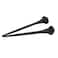 SCXCLY 2-Pack Hexagon Scaffold Quick Wrench,Double Ended Socket Ratcheting Scaffold Wrench, 19mm/22mm (Blackening)