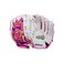 Wilson 2024 A440&acirc;&bdquo;&cent; Flash&acirc;&bdquo;&cent; 12&acirc;&euro; Youth Outfield Fastpitch Softball Glove - Left Hand Throw, White/Pink/Tie Dye