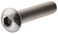 Hillman 44018 Stainless Steel Button-Head Socket Cap Screws (3/8"-16 x 1") - 5 pieces , Zinc