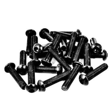 NGe M6x20mm Button Head Socket Cap Screws,Alloy Steel, Fully Threaded,Allen Hex Drive(M6x20,30Pcs)