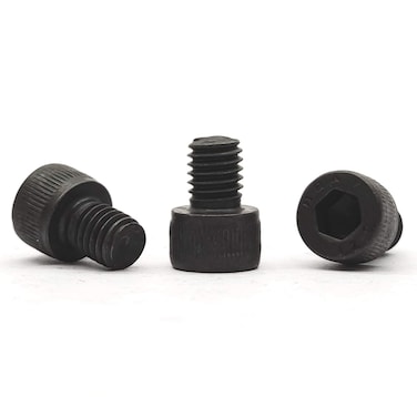 M8-1.25x10mm 12.9 Grade Alloy Steel Socket Head Cap Screws Bolts Allen Socket Drive Black Oxide Finish 12.9 Class 25PCS