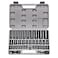 CASOMAN Complete 3/8" and 1/2&acirc;&euro; Drive Impact Socket Set, Inch (SAE) /Metric, Cr-V, 6-Point, 3/8"- 1-1/4", 8 mm - 24 mm, Deep &amp; Shallow, 38-Piece Impact Socket Set