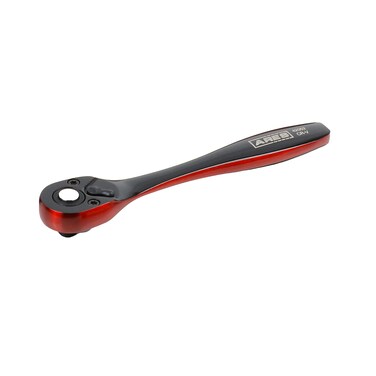 ARES 42052 &acirc;&euro;&ldquo; 1/4-inch Drive Dual Tone 72-Tooth Ratchet - Made of Chrome Vanadium Steel - Sleek Black and Red Finish - Quick Release for Easy Socket Change - 72-Tooth Reversible Design