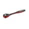 ARES 42052 &acirc;&euro;&ldquo; 1/4-inch Drive Dual Tone 72-Tooth Ratchet - Made of Chrome Vanadium Steel - Sleek Black and Red Finish - Quick Release for Easy Socket Change - 72-Tooth Reversible Design