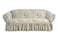 Waverly Ballad Bouquet 1 Piece T Cushion Sofa Slipcover in Robin's Egg