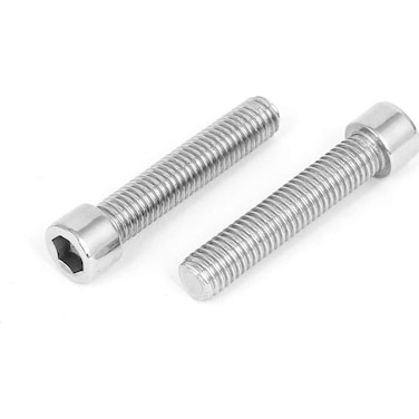 L-A 1.25mm Pitch M8x50mm Stainless Steel Hex Socket Head Cap Screws Bolts &iuml;&frac14;&circ;15Pcs&iuml;&frac14;&permil;