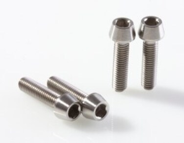 ACER Racing M5x20 Titanium Screws Allen Hex Tapered Socket Cap Head Aerospace Grade 5 6AL4V Titanium