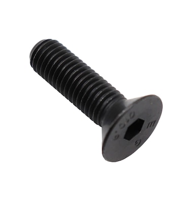 binifiMux 10pcs M10x40mm Black Flat Countersunk Head Hex Socket Cap Bolts 10.9 Grade Alloy Steel