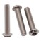 RoyceMart M5 x 50 mm (25 Pack) Hex Socket Button Head Cap Screws Bolts, Allen Socket Drive, 304 Stainless Steel 18-8, Bright Finish, Full Thread, Machine Thread
