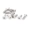 uxcell M8 x 25mm Stainless Steel Flat Hex Socket Countersunk Screw Bolt 10pcs