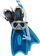 Cressi Palau Set, Blue, S/M   US Man 6.5/8.5   US Lady 7.5/9.5