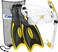 Cressi Marea + Supernova Dry + Palau Set, Clear/Yellow, M/L