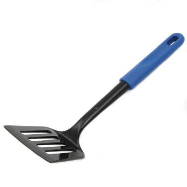 Chef Craft Basic Nylon Spatula/Turner, 11.5 inch, Blue/Black